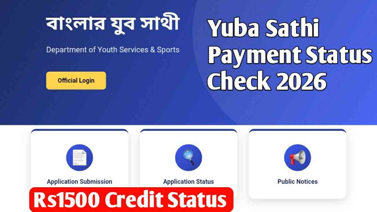 Yuba sathi Status check by registration number 2026