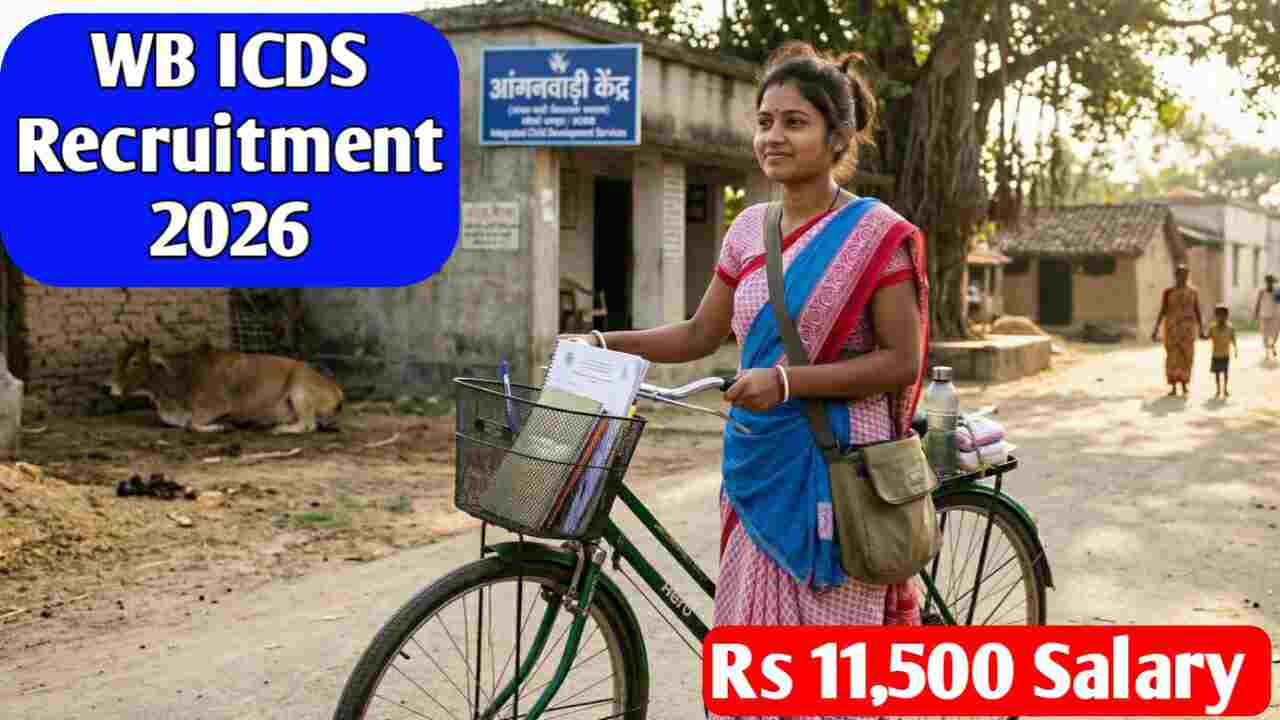 ICDS Recruitment 2026 West Bengal