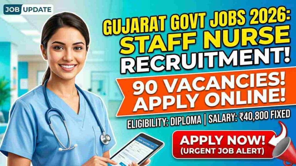 GSSSB Staff Nurse Apply Online 2026