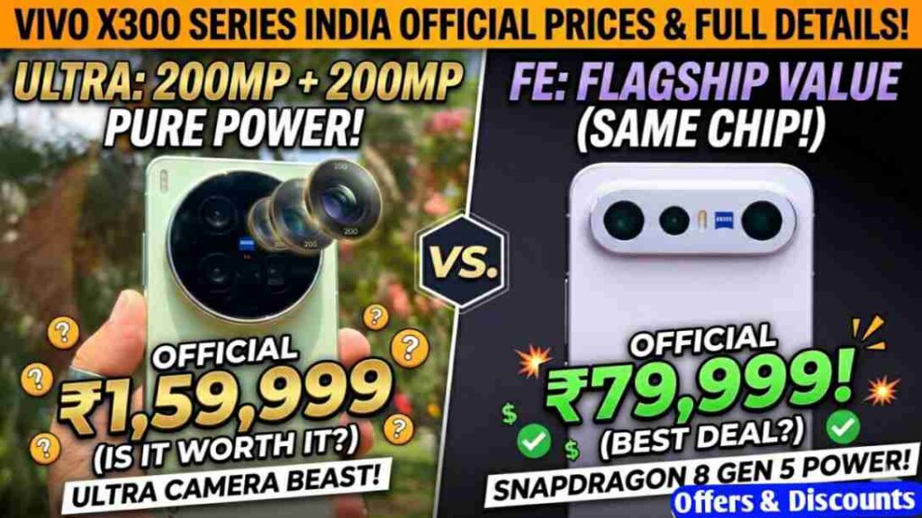 Vivo X300 Ultra & X300 FE Launch in India