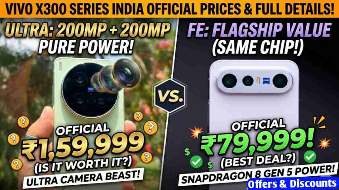 Vivo X300 Ultra & X300 FE Launch in India