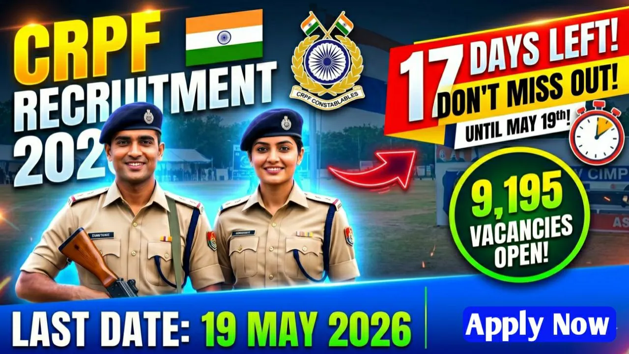 CRPF Constable Recruitment 2026
