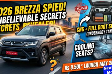 Maruti Brezza Facelift Spied 2026
