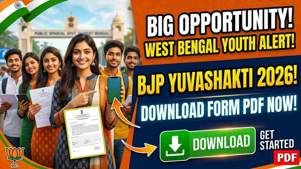 BJP Yuvashakti Form PDF 2026 West Bengal