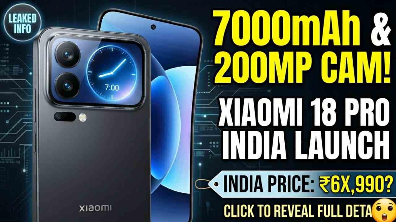 Xiaomi 18 Pro Price in India